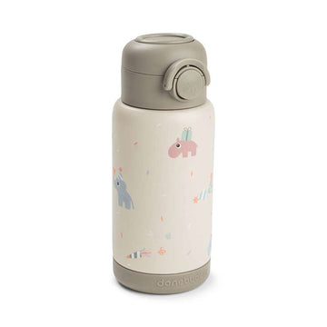 Done by Deer Termoflaska m. Sugrör - Celebration - 340ml - Sand 