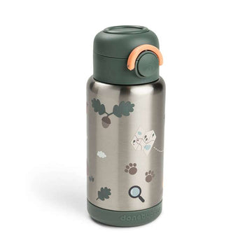 Done by Deer Termosflaska m. sugrör - Tiny Trails - 340ml - Grön 