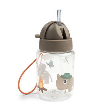 Done by Deer Drickflaska m. sugrör - Tiny Trails - 280 ml - Sand 
