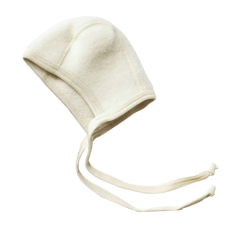 Engel Natur Babyhatt - Ekologisk Ullfleece - Naturlig 