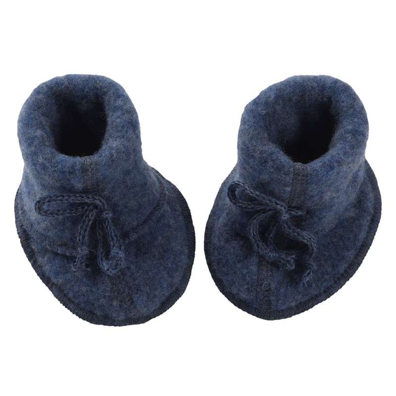 Engel Natur Baby Futter - Ren Ullfleece - Blå Melange 