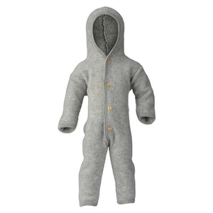 Engel Natur Heldräkt/Kördräkt m. Huvud - Grå Melange 