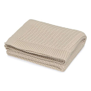 Cam Cam Copenhagen Harper Baby Stickad filt - GOTS - Latte 