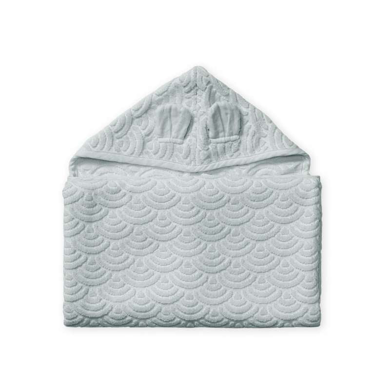Cam Cam Copenhagen Handduk m. Huva och Öron - Junior - GOTS - Classic Grey 