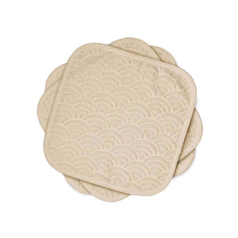 Cam Cam Copenhagen Tvättlappar - 3-pack - GOTS - Mandel 