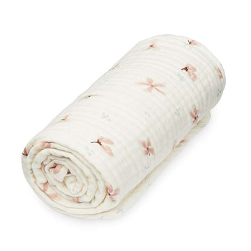 Cam Cam Copenhagen Muslin Babytäcke - GOTS - Vindblomma Creme 