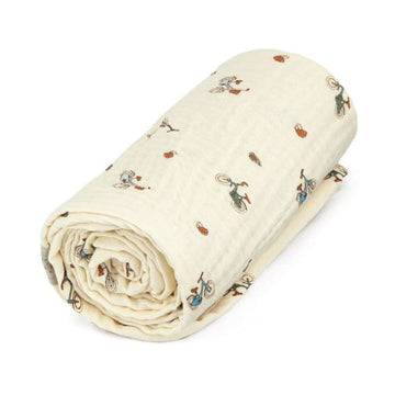 Cam Cam Copenhagen Muslin Babyfilt - GOTS - Cyklar 