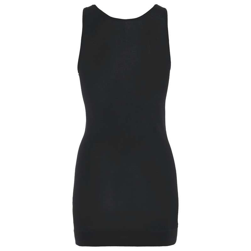 Engel Natur Undertröja för Kvinnor - Lång - Ull/Silke - Svart 