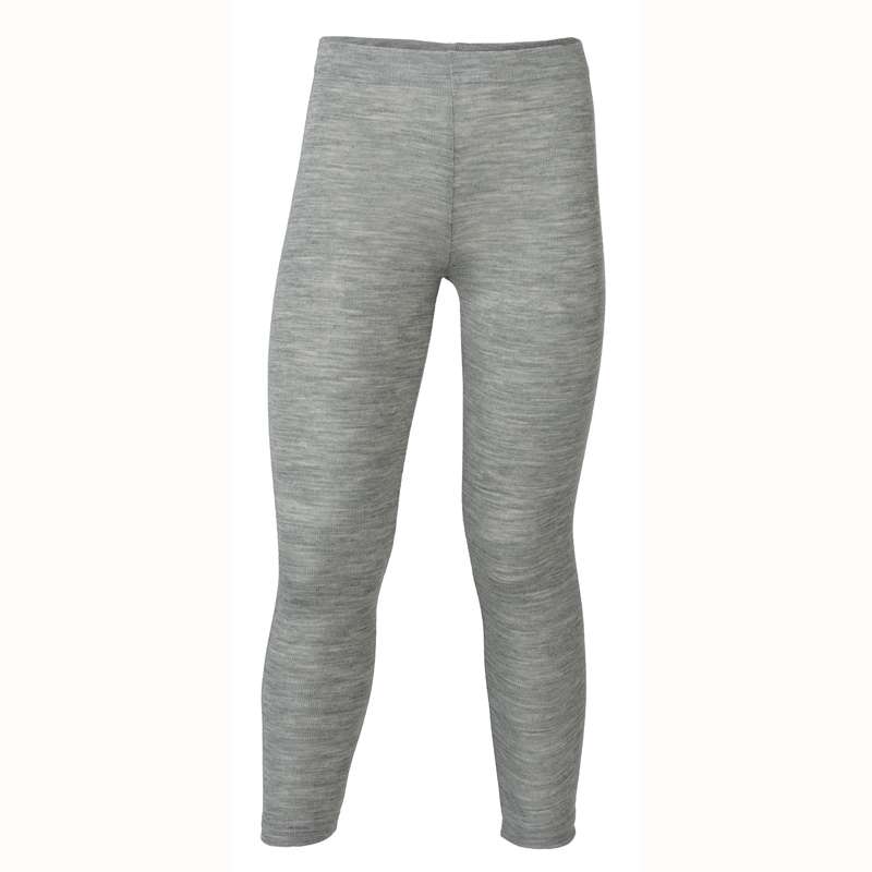 Engel Natur Byxor/Leggings - Ull/Silke - Grå Melange 