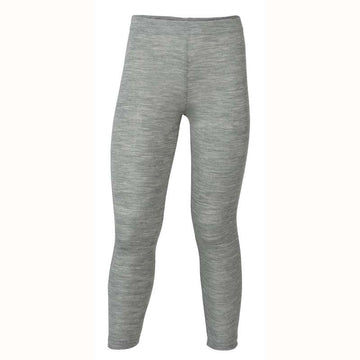 Engel Natur Byxor/Leggings - Ull/Silke - Grå Melange 