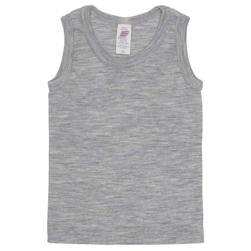 Engel Natur Undertröja u. Ärmar - Ull/Silke - Grå Melange 