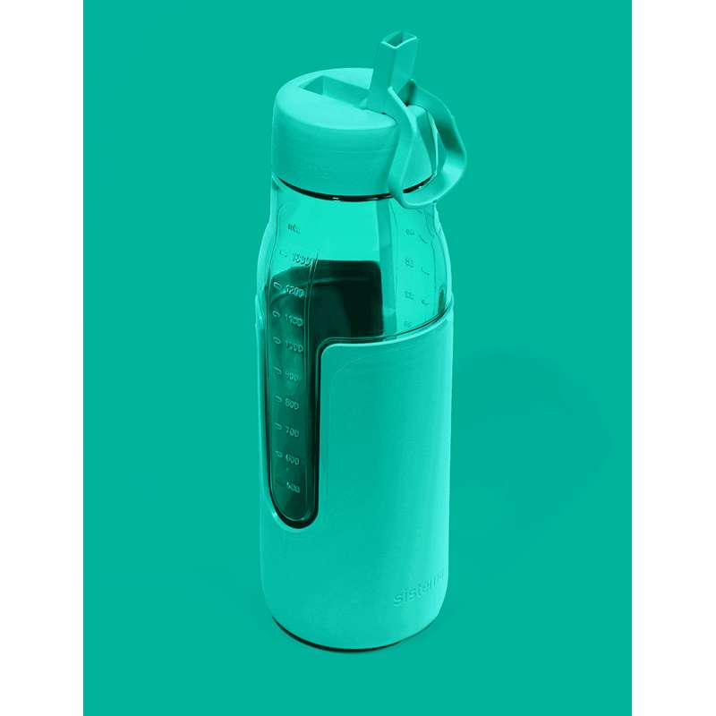 Sistema Flip Sipper Flaska Drickflaska - 1.5L - Mintgrön Teal 