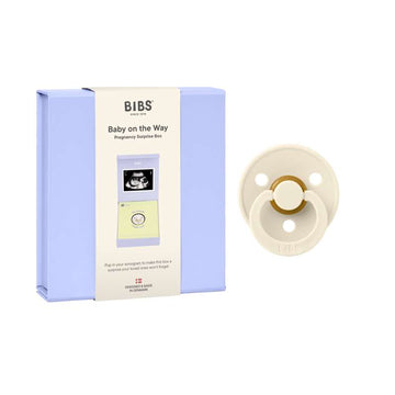 BIBS Hej Baby Surprise Presentset - naturgummi - strl. 1 - Elfenben 