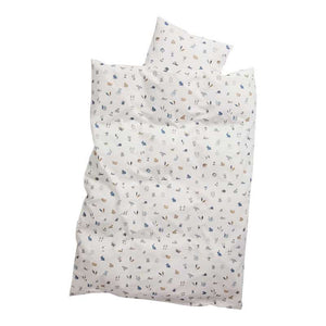 Leander Junior sängkläder 100x140 cm - Forrest - Dusty Blue