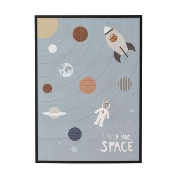 Bloomingville bild med ram i Svart fyr 