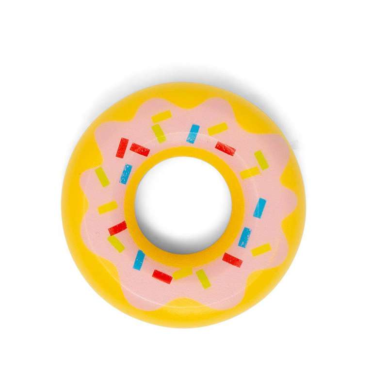 MaMaMeMo Legemad i Trä - Donut m. Rosa Glasyr 