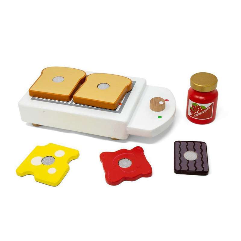 MaMaMeMo Legemad i Trä - Brödrister Set 