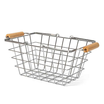 MaMaMeMo Metallkorg m. Trähandtag 