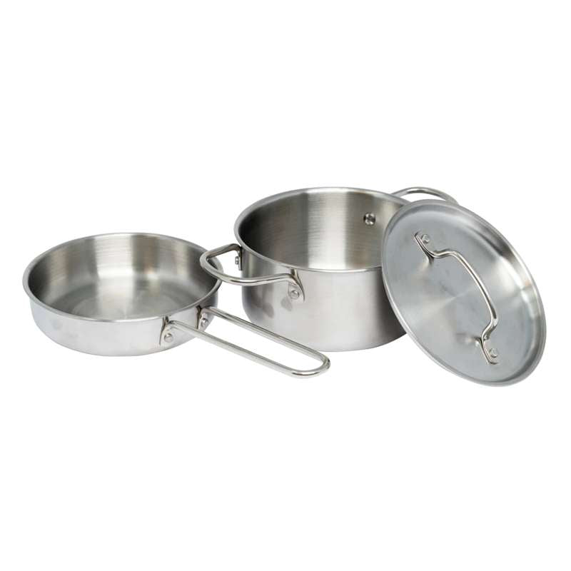 MaMaMeMo Gryta och Stekpanna i Set - Metall 