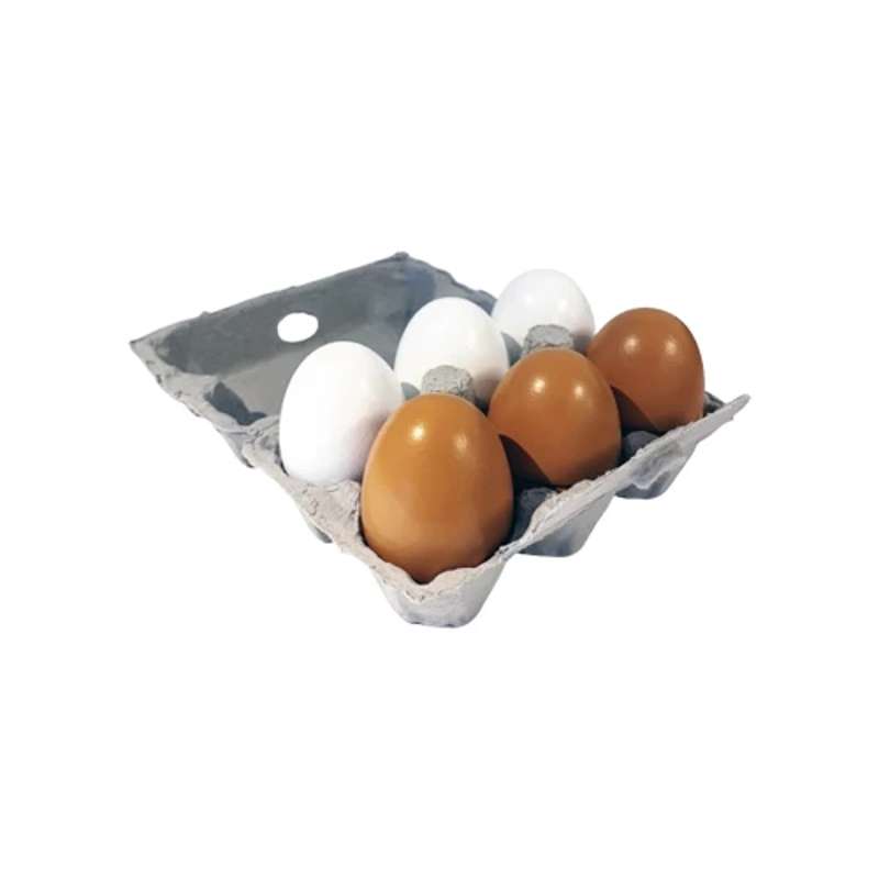 MaMaMeMo Legemad i Trä - Stora Ägg i Bädd 