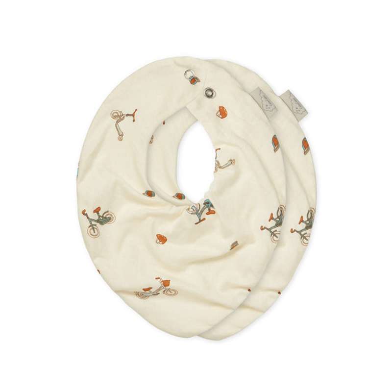 Cam Cam Copenhagen Bandana Haklap - 2-pack - GOTS - Cyklar 
