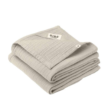 BIBS Sleep - Muslin Tygblöja i 2-Pack - 70x70 cm. - Sand 