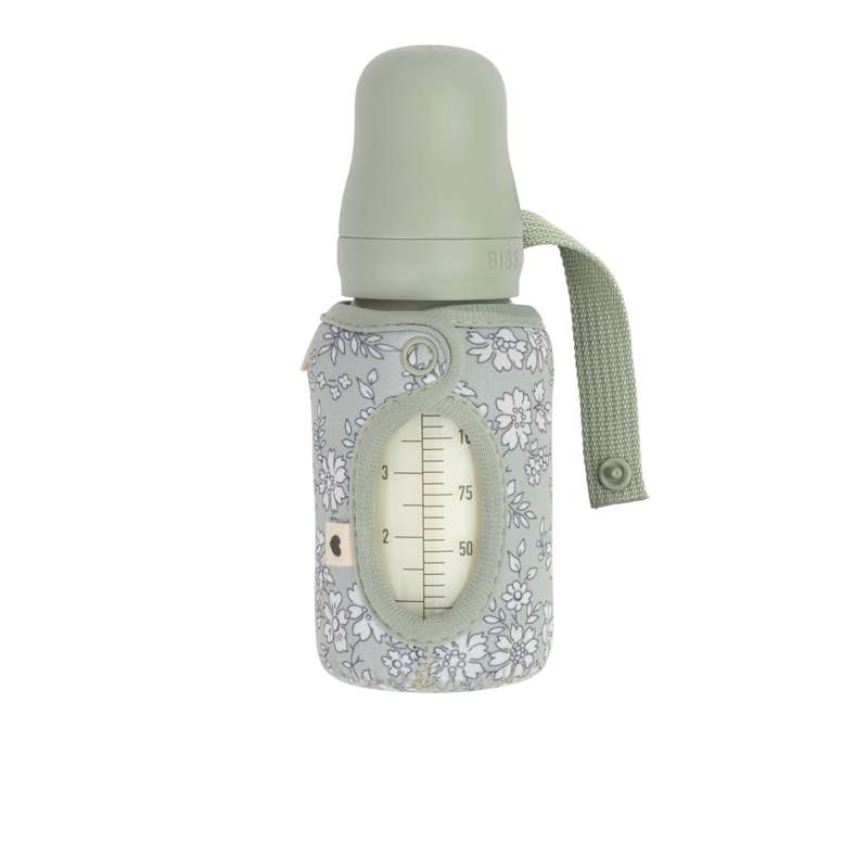 BIBS Flaska - Ärmtill Sutteflaska - Liten - 110 ml. - Capel/Sage 