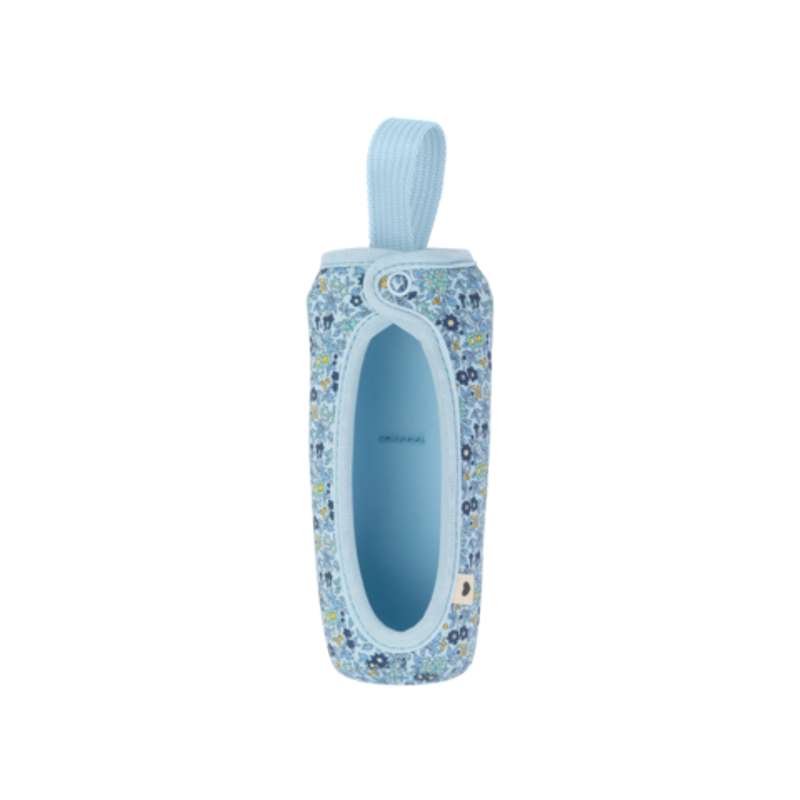 BIBS Flaska - Sleeve till Sutteflaska - Stor - 225 ml. - Kamomilläng/Babyblå 