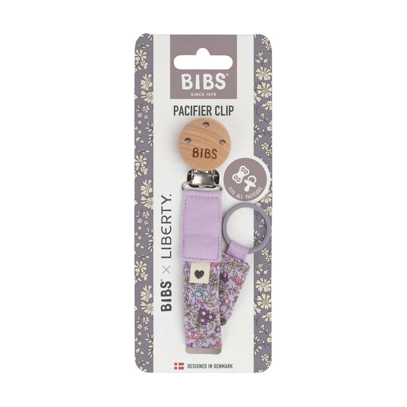 BIBS Tillbehör - Napphållare Suttesnor - Liberty - Kamomilläng/Violett Himmel 