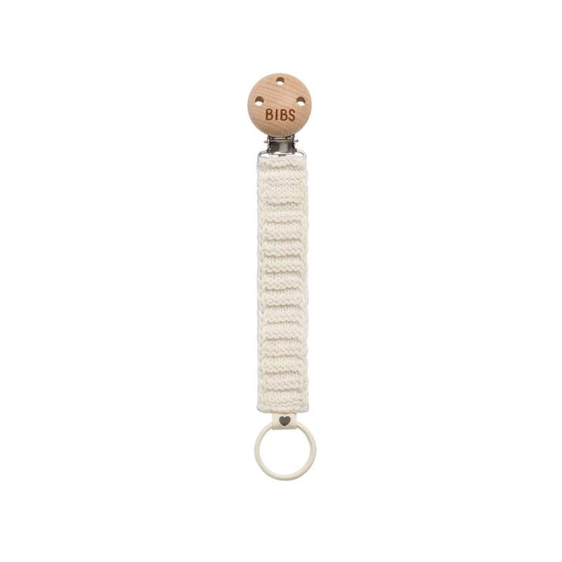 BIBS Tillbehör - Stickad Napprygg - Elfenben 