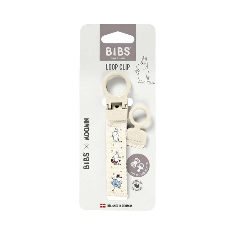BIBS Tillbehör - Snygg snodd - Loop - Mumin - Elfenben 