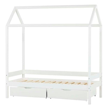 Hoppekids ECO Comfort - Hussäng m. Skuffeset - 70x160 cm. - Vit 