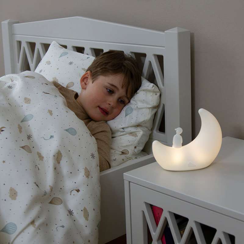 Cam Cam Copenhagen Natlamp - Måne - Off White 