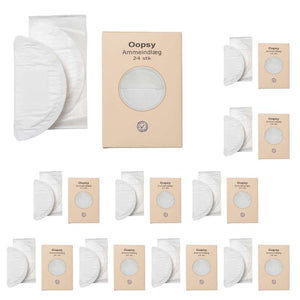 Oopsy Ultratunna Amningsinlägg - Allergimärkt - 10 paket à 24 st. 