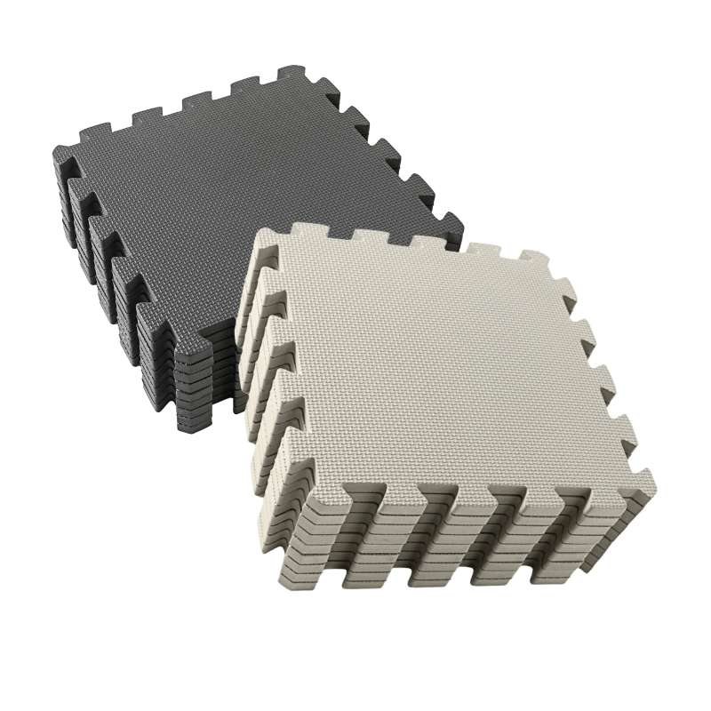 Kid'oh Skumleksaksgolv - 2 x 9 bitar - Antracit/Berg 