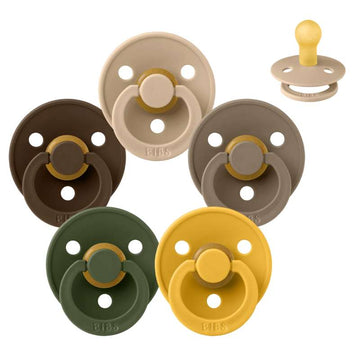 Bibs Rund Colour Napp - bundle - 5 st. - strl. 1 - Höstglädje 