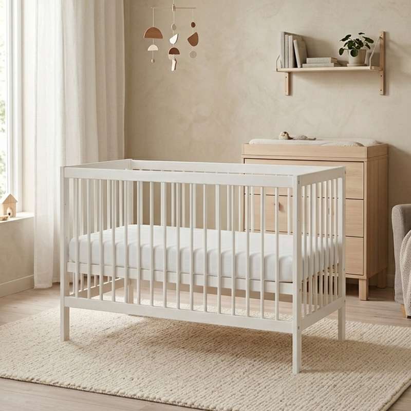 Hoppekids IDA-MARIE Bundle - Babyseng m. Hørmadras
