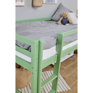 Hoppekids ECO Dream halvhög säng - Delbar - Pale Green - 90x200 cm