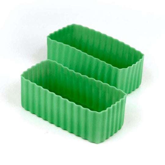 Little Lunch Box Co. Bento Cups - Rektangulære - 2 st. - Green