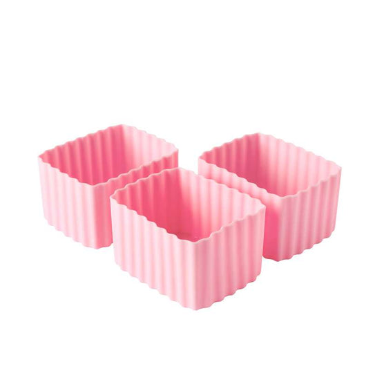 Little Lunch Box Co. Bento Cups - Rektangulære - Små - 3 st. - Blush Pink