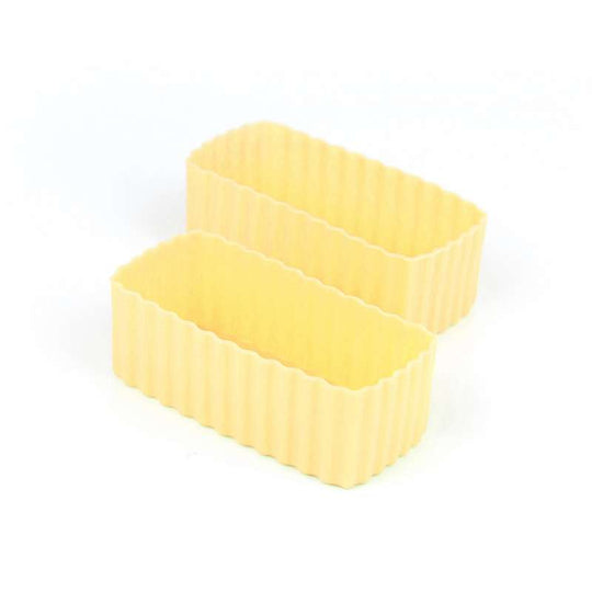 Little Lunch Box Co. Bento Cups - Rektangulære - 2 st. - Yellow