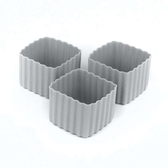 Little Lunch Box Co. Bento Cups - Fyrkant - 3 st. - Grey