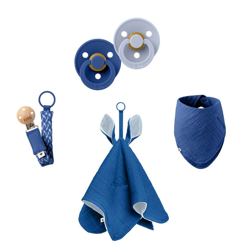 BIBS Paket - No1 - Kornblå/Dammblå 
