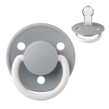 Bibs De Lux Napp - Onesize - Silikon - GLOW - Moln 