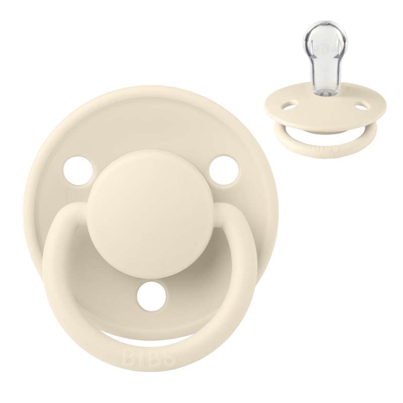 Bibs De Lux Napp - Onesize - Silikon - Elfenben 