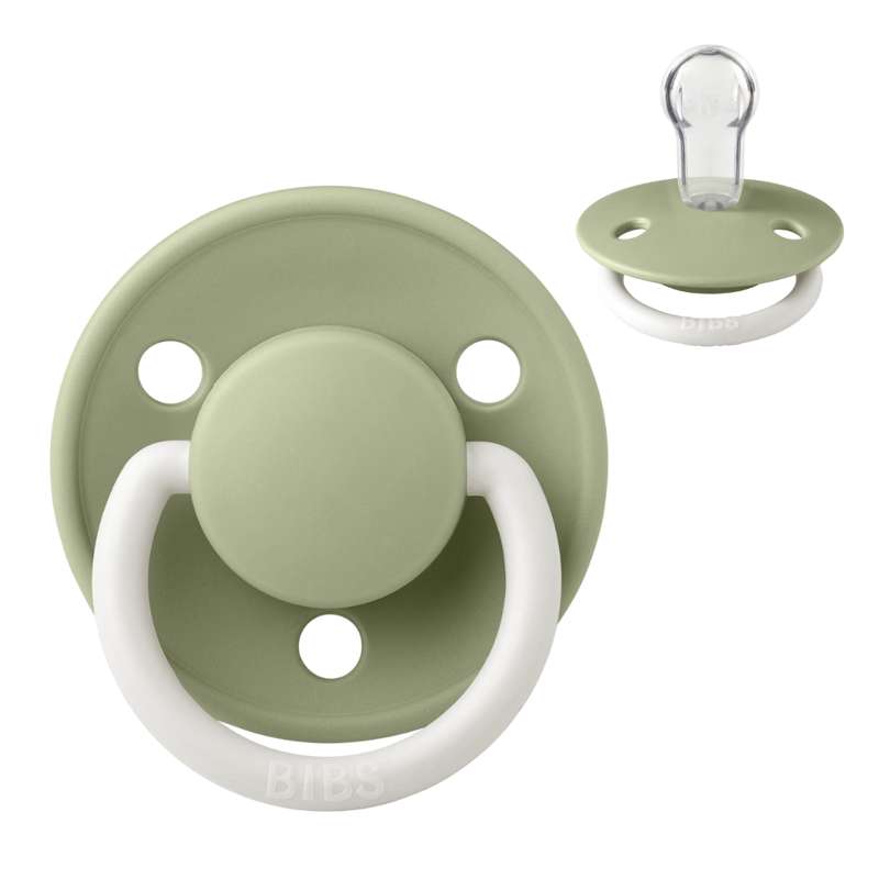 Bibs De Lux Napp - Onesize - Silikon - GLOW - Salvia 