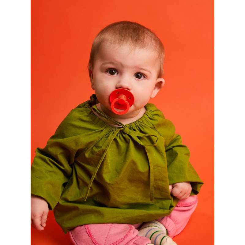 BIBS Rund Colour Sut - Str. 3 - Naturgummi - Tango