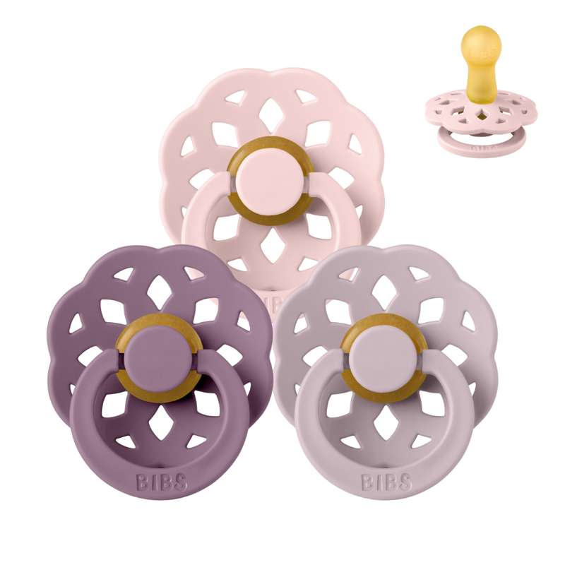 BIBS Rund Boheme Napp - bundle - 3 st. - strl. 2 - Underbara Syren 
