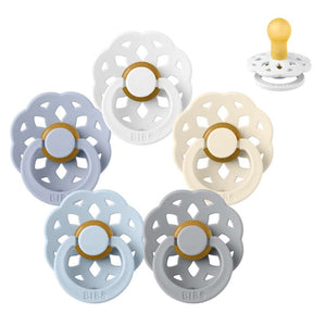 BIBS Rund Boheme Napp - bundle - 5 st. - strl. 1 - Mjuk och Klar 