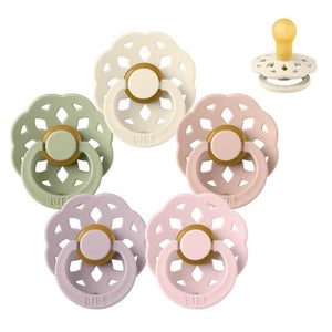 BIBS Rund Boheme Napp - bundle - 5 st. - strl. 1 - Vår i Paris 